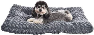 Neutral Tone and Classic Design Plush Dog Pet Bed Pad
