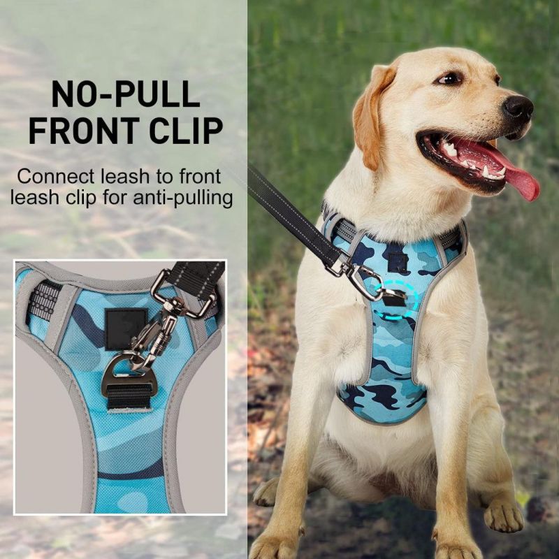 Adjustable & Easy to Put on Reflective Dog Harness