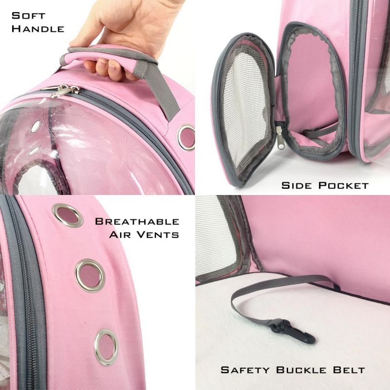 Pet Carrier Airline Approved Hard-Sided Cat/Dog Bubble Backpack Waterproof Breathable Pet Product