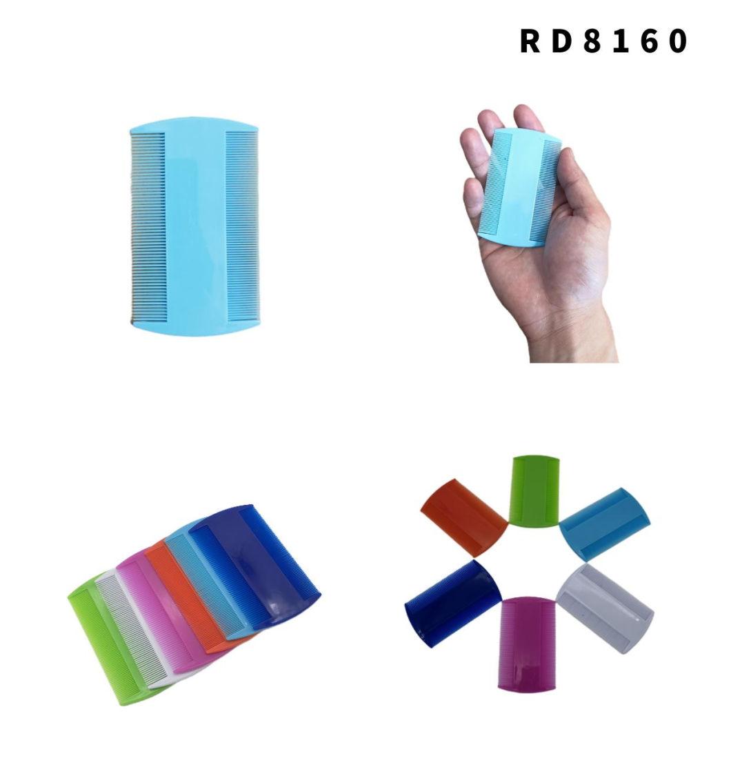 Wholesale Plastic Pet 2 Sided Flea Comb Cars and Dogs Flea Hair Grooming Comb Flea Comb Blue