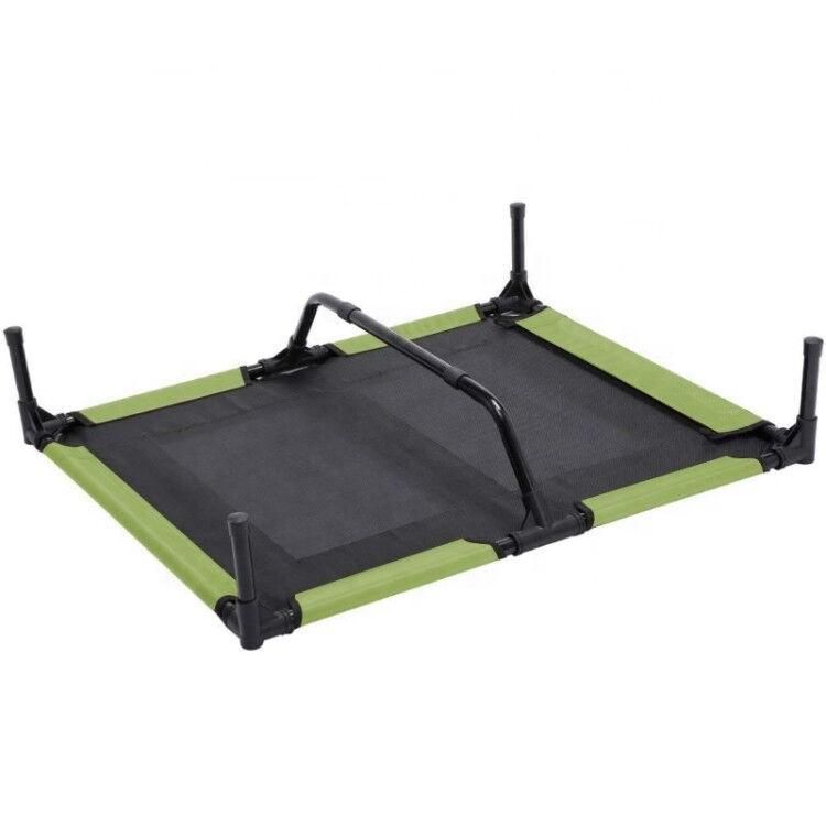 Outdoor Elevated Dog Cot Bed Raised Dog Bed with Removable Shade Canopy Tent