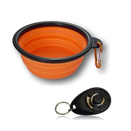 Dog Treat Pouch Bag with Poo Bag Holder & Collapsible Travel Food Storage Water Pet Bag