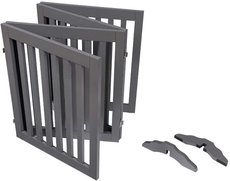 Wholesale Adjustable Wooden Indoor Pet Safety Gate Fence for Baby and Dog