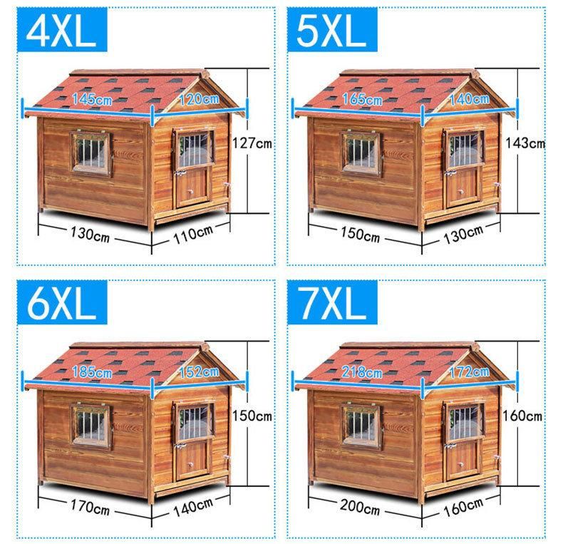 Hot Sale Outdoor Furniture Large Dog Cat Pet Cage Villa Windproof and Waterproof Kennel House