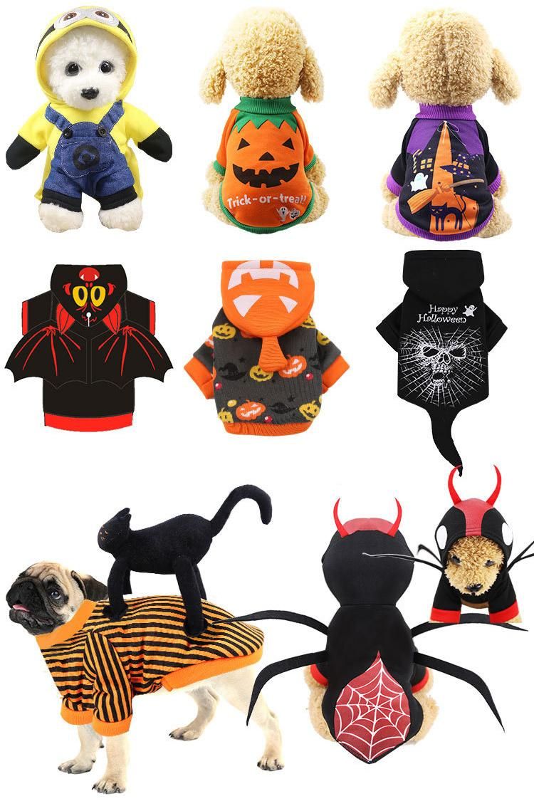 New Halloween Cosplay Design, Cotton Fearsome Fancy Hoodies Jackets Pet Clothes