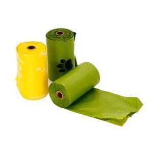 100% Biodegradable and Compostable Eco Friendly Pet Poo Bag, Home Compostable, Natural, All From Plant, Corn Starch Bag