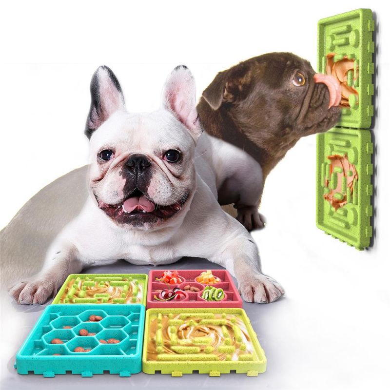 Pet Slow Eating Bowl Licking Combination Plate
