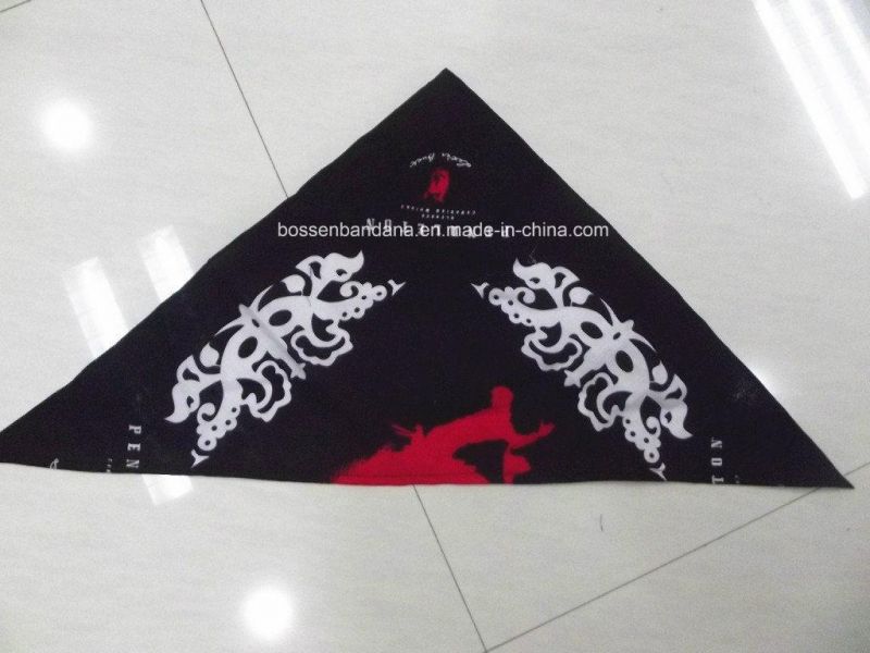 OEM Custom Design Print Cotton Polyester Pet Triangle Bandana Manufacturer