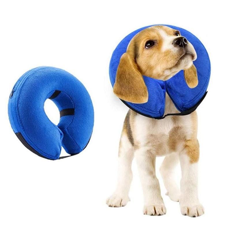 Protective Self Inflatable Collar Soft Cone After Surgery Recovery for Pets