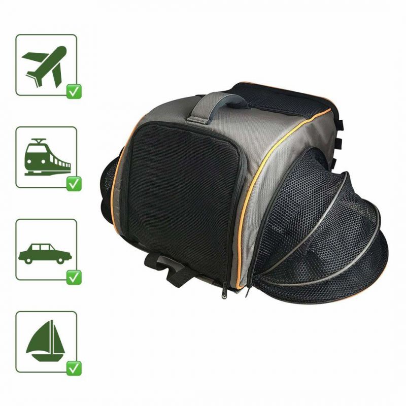 Pet Travel Carrier Backpack by Pet Magasin Pet Transportation Kennel with Sturdy Structure Breathable Mesh Window for Cats Puppies
