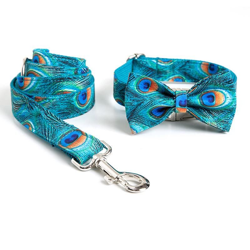 Wholesalen Pet Accessories Sublimation Waterproof Dog Collar with Bowtie
