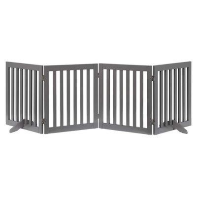 Wholesale Adjustable Wooden Indoor Pet Safety Gate Fence for Baby and Dog