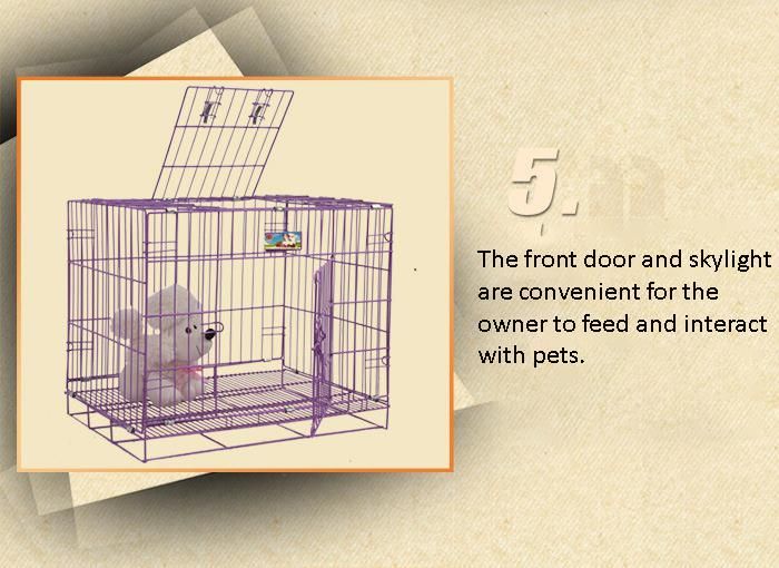 Dog Cage Small Dog Teddy Dog Pet Cage with Toilet Indoor Medium Kennel Cat Cage Supplies