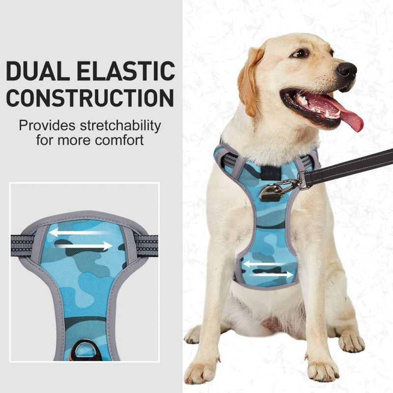 Adjustable & Easy to Put on Reflective Dog Harness