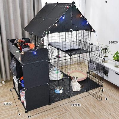 Foldable Indoor Cat Villa Large Size Multilayer