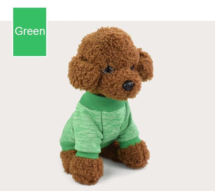 Autumn Winter Wool Warm, Simple Design Pet Suit Pet Clothes for Dogs