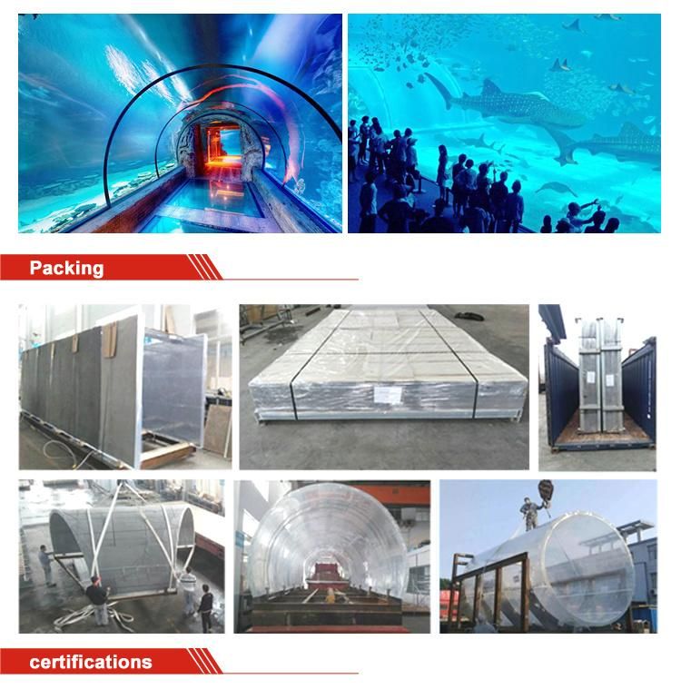 Large Circular Acrylic Fish Tank Thickness Acrylic Sheet for Aquarium