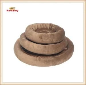 Three-Piece Soft Brown Dog Bed &amp; Pet Bed