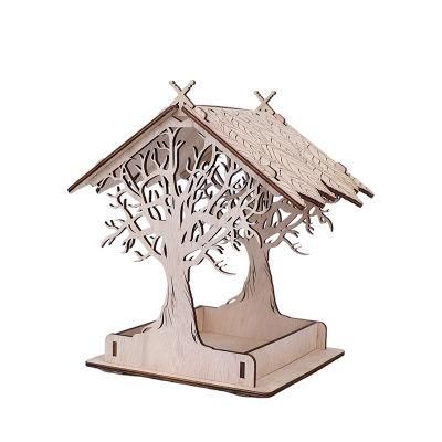 Wooden Bird Nest Bird House DIY a Large Number of Spot Solid Wood Bird Watch Bird Nest Pet Supplies Small Bird Cage