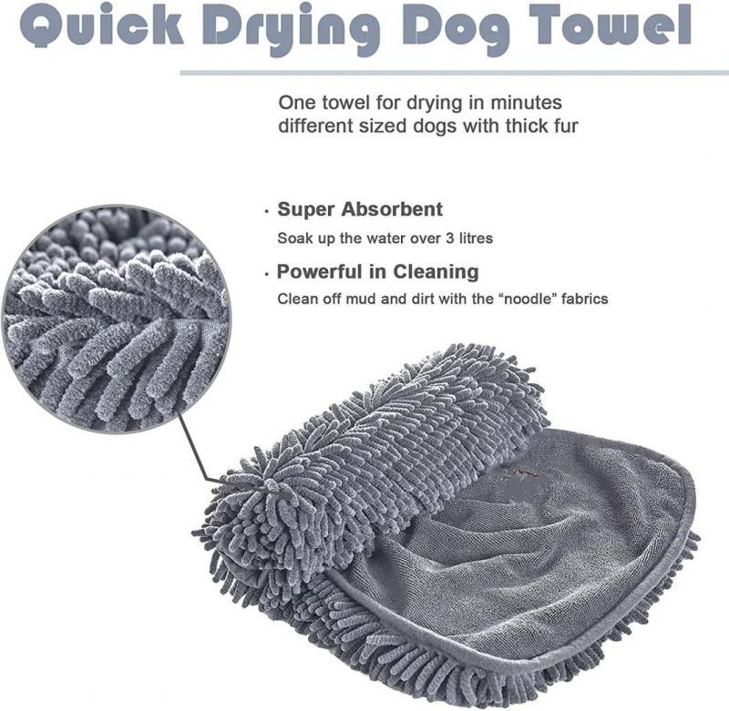 Easy of Care Easy to Wash Soft Comfortable Dog Towel