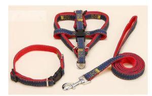 Pets Leash and Lead Custom Design Denim Fabric