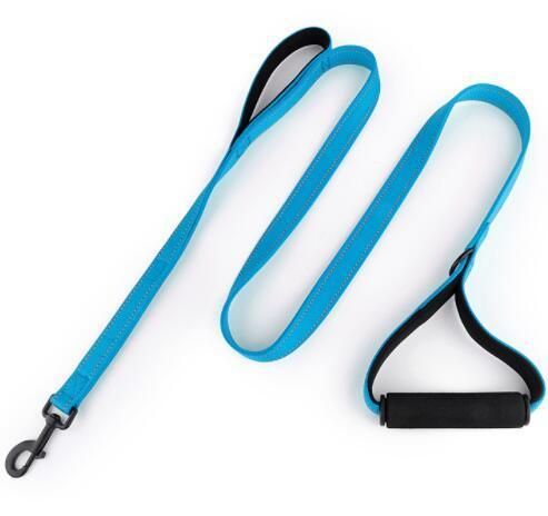 Double Soft Handle Dog Lead Dual Handle Pet Dog Leash for Large Dog