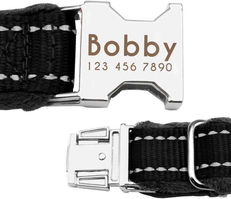 Flannel Padded Custom Dog Collar