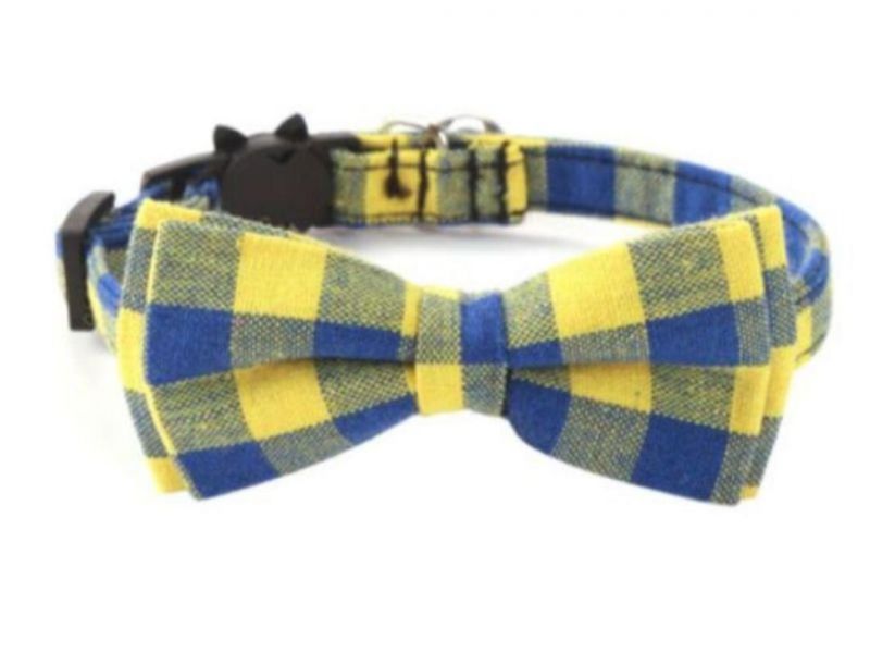 Cat Collar with Bow and Bell Safe Quick Release Breakaway Buckle Cat Gifts & Cat Toys
