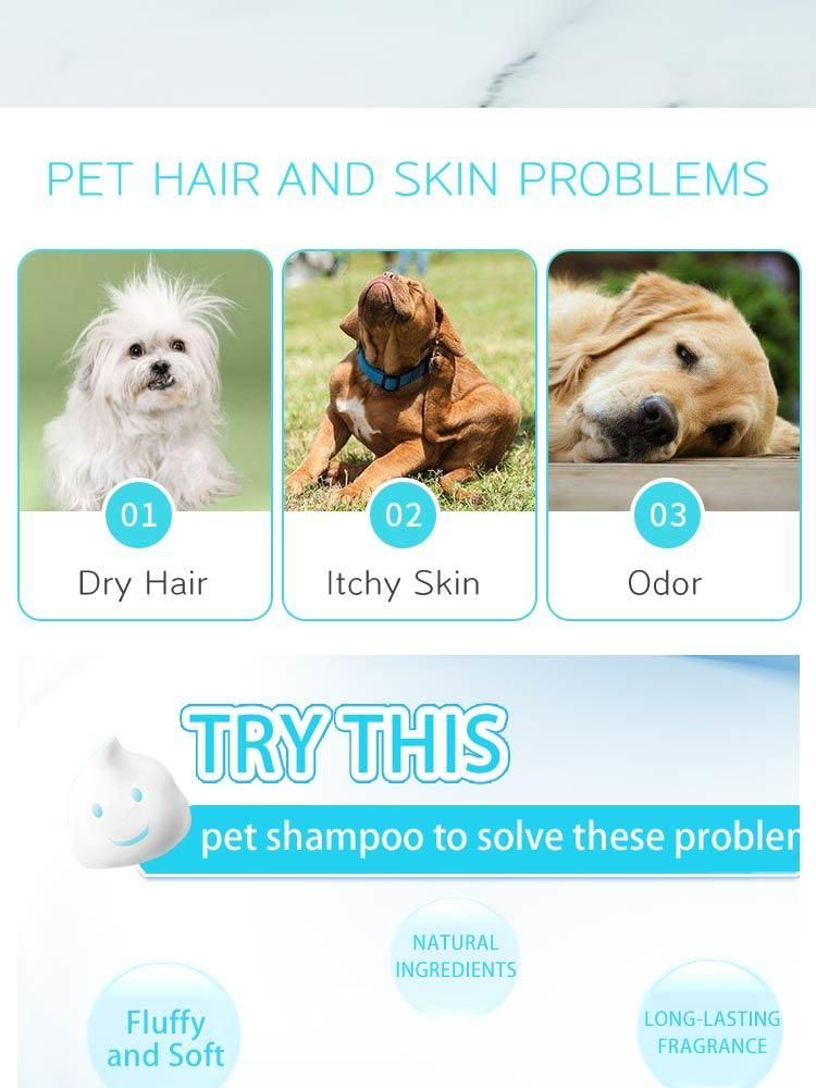 Bulk Wholesale Pet Cleaning & Grooming Products Bacteriostasis and Itching Pet Shampoo Natural