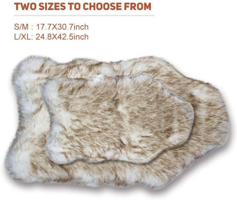 Faux Fur Pet Bed Mat Thick Luxury Fur Throw Rug Winter Warm Mattress