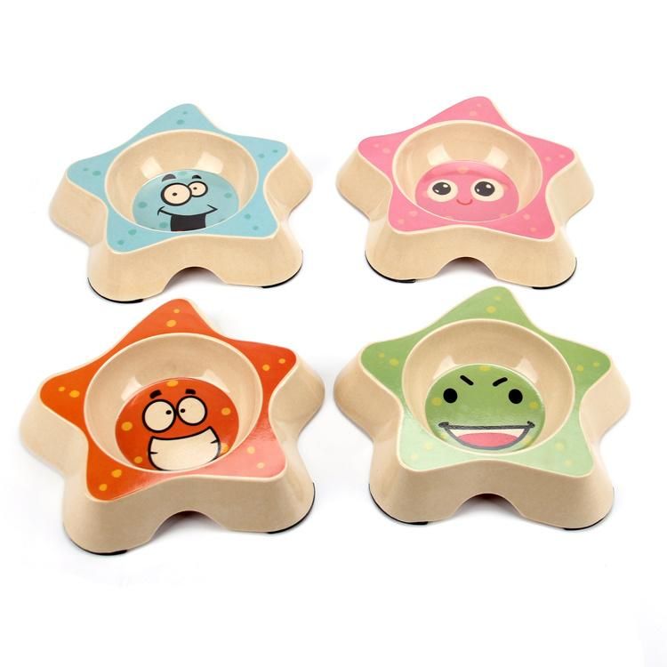 Four Colors Bamboo Dog Bowels/Bowl with The Latest Design