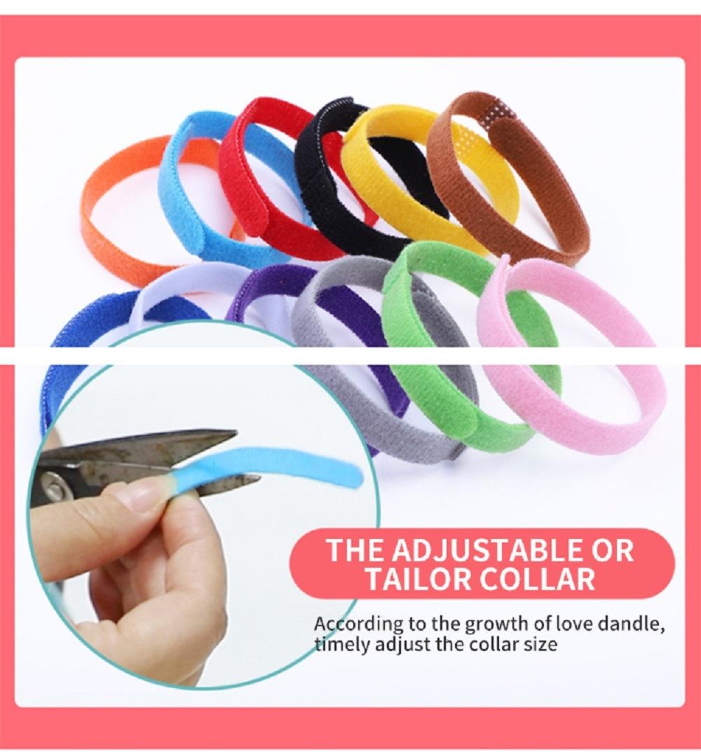 Delicate and Soft Adjustable Multicolor Pet Identification Collar