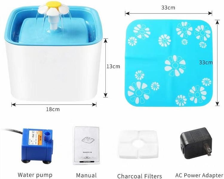 Wholesale 2.5L Automatic Water Fountain Smart Automatic Pets Quiet Water Feed