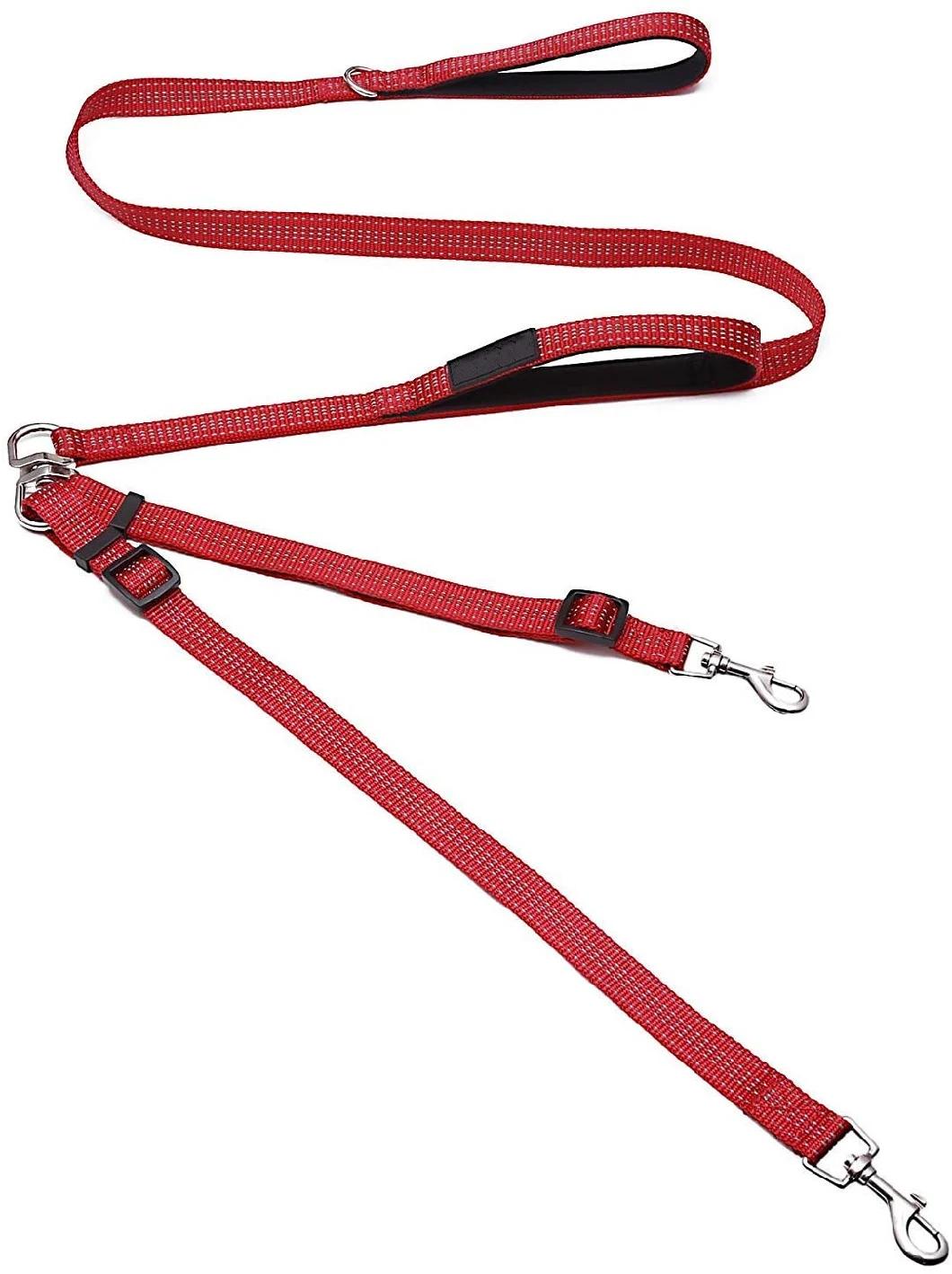 Great for Walking 2 Dogs Dual Handle Dog Leash