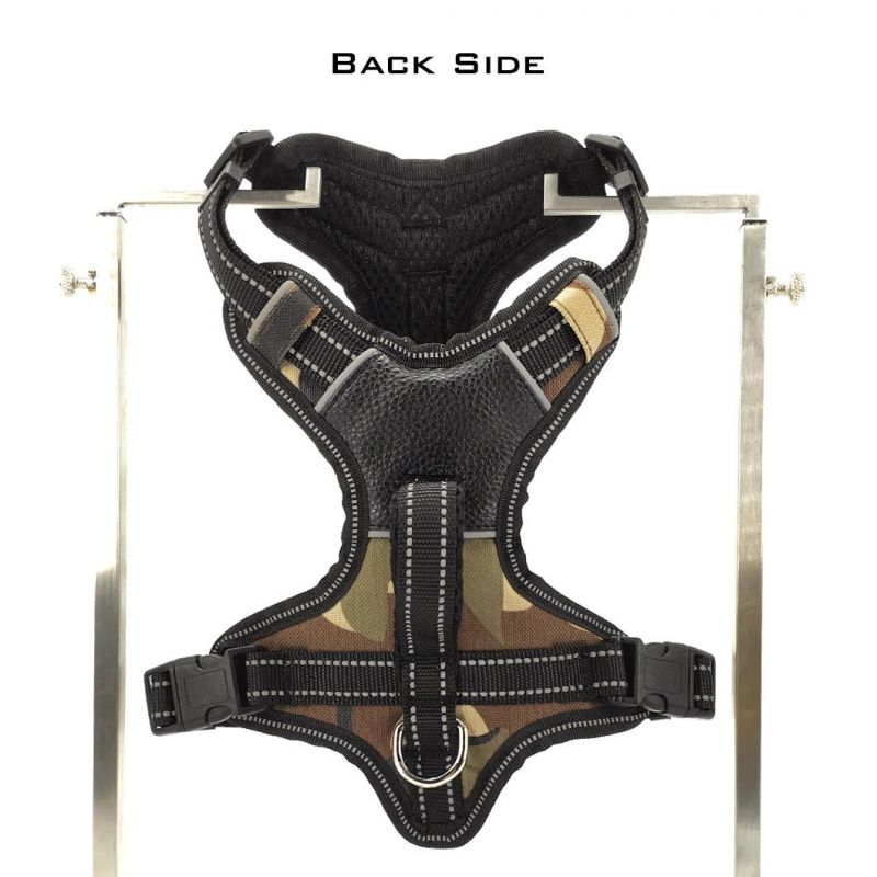 No Pull Adjustable Soft Padded Reflective Easy Control Handle Dog Harness