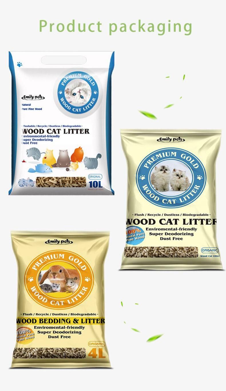 Emily Pets Love Sand Factory Produce Pet Products Pine Wood Cat Litter Bulk Litter