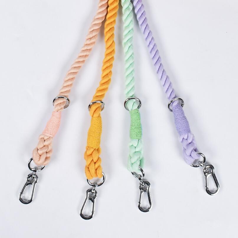 100% Handmade Cotton Braided Rope Lead with Matching Collar