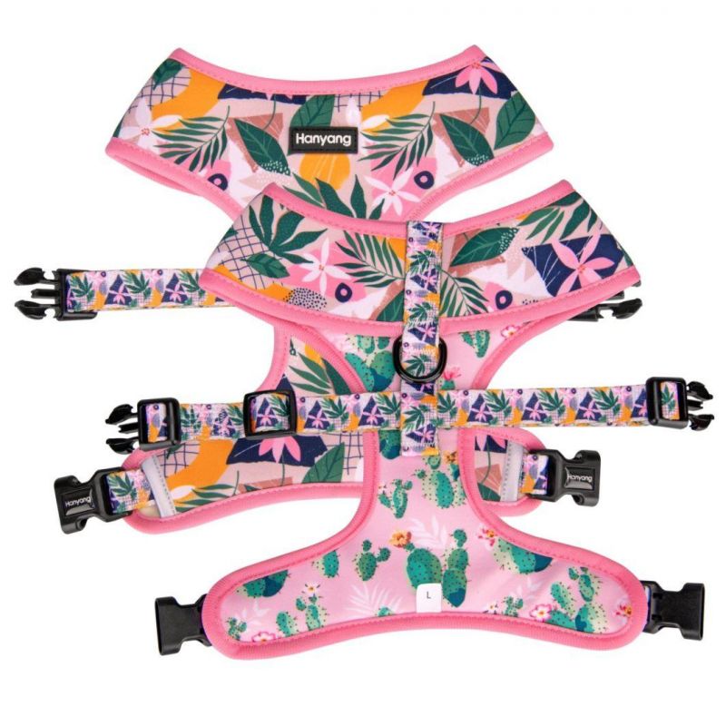 OEM Factory Neoprene Pet Dog Reversible Harness Sets