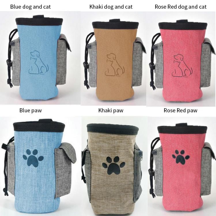 Hot Sale Oxford Puzzle Taining Feeding Poop Bag Pet Dog Taining Bag