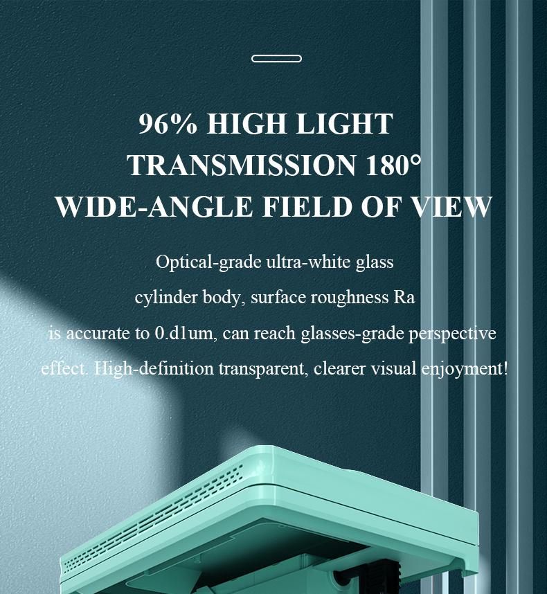Yee Water Mini Small Aquarium Accessories Light Wall Pond Betta Ecological Fish Tank for Home Office