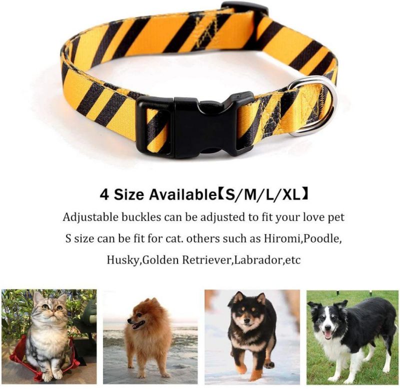 Nylon Fabric with High Density Webbing Halloween Dog Collar