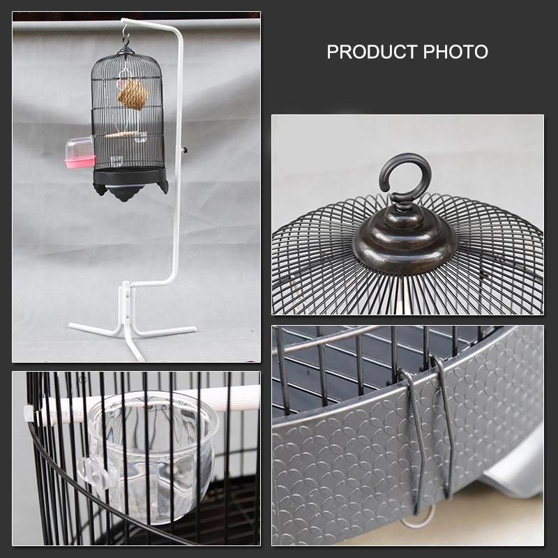 2022 New Cabinet Wholesale Round Bird Cages with Shelf Amazon Hot Selling Pet Products