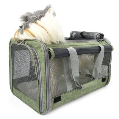 Portable Soft Outdoor Travel Breathable Dog Cat Carrier Pet Accessories