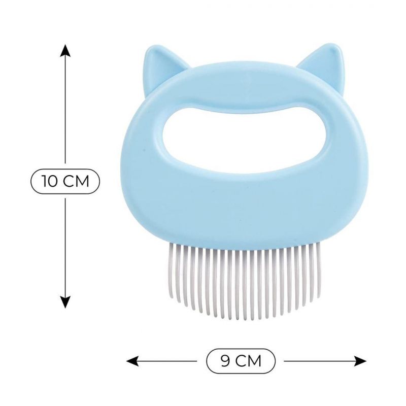 Removal Massaging Shell Comb Soft Deshedding and Shedding Matted Fur Remover Massage Cat Comb