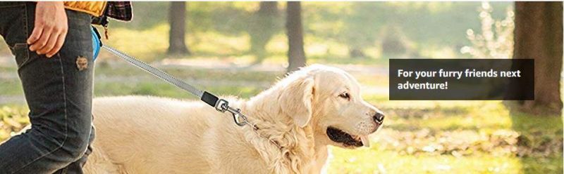10 FT Retractable Dog Leash Bling Smooth Retracting Pet Extendable Lead for Small Medium Breed