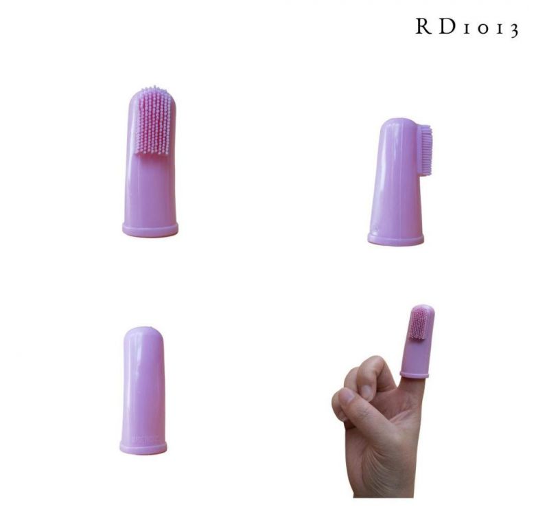 Pet Finger Cleaning Toothbrush Pink