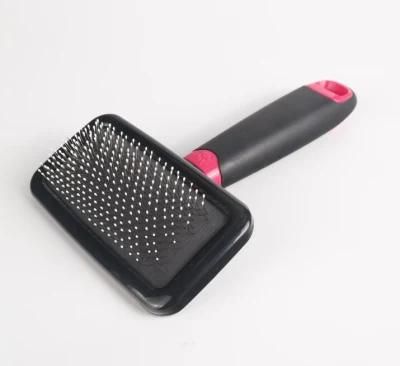 ABS Pet Dog Cat Home Self Wash Hair Grooming Slicker Brush