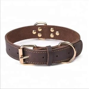 2019 Popular Products Luxury Dog Collar Genuine Dog Collar