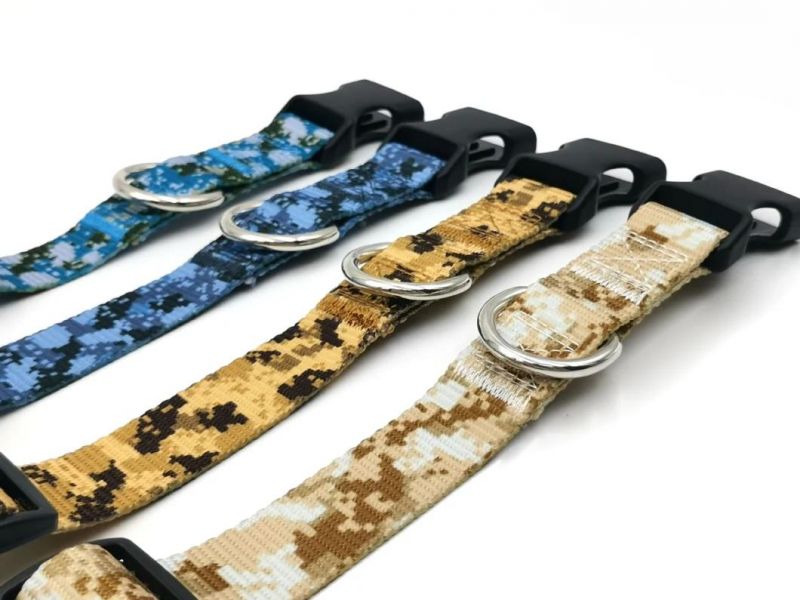 Free Design DIY Printed, Variety Materials Optional Luxury Style Light Weight Pet Collar