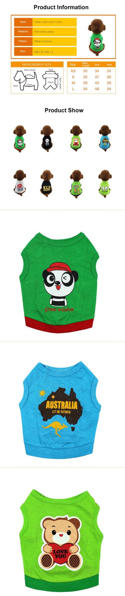Polyester Pet Products Solid Color Clothes Dog Vest Thin Simple Design